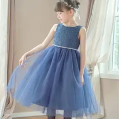 Catherine Cottage ウエストビジュー　レースドレス　140