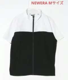 美品】ニューエラゴルフ クロスウェアジャケット 半袖 ブラック XXL