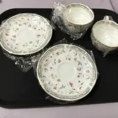 【新品・未使用】ノリタケ　花更紗　カップ＆ソーサー2セット