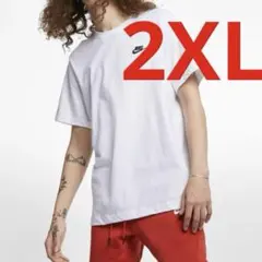 新品 ナイキ NSW クラブ 半袖Tシャツ ホワイト ２XＬサイズ 送料無料のサムネイル