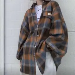 ネルシャツ レディース