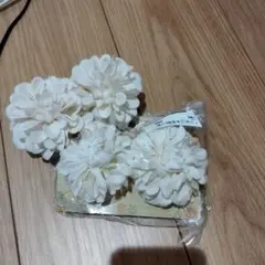 カーテンクリップ 4個 ダイソー 未使用あり 花付き