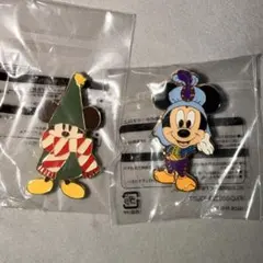 リルリンリン　ミッキー　ピンバッジ2個セットのサムネイル