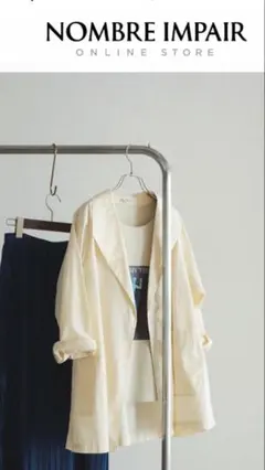 NOMBRE IMPAIR アイボリー 長袖 ジャケットのサムネイル