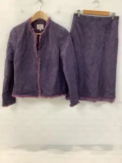 値下◎2.5◎A894P◎ヴィンテージ◎スカートセットアップ◎ウール100%