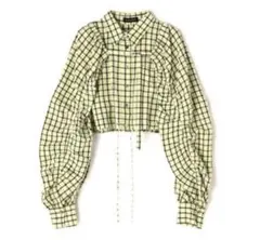 MAISON SPECIAL チェック柄レイヤードトップスのサムネイル