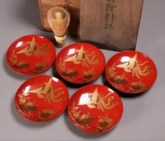 輪島塗岡本陽斉茶道具懐石道具各種蓋付椀引盃他一式 2025年最新】Yahoo!オークション -岡本陽斎の中古品・新品・未