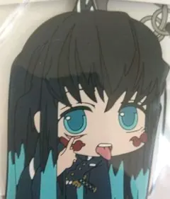 ☆鬼滅の刃☆ 時透無一郎 ラバーストラップ つままれシリーズ