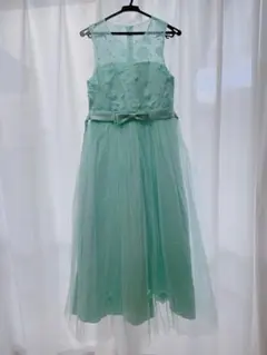 160サイズ ドレス 未使用品 発表会 結婚式 子供ドレス イベント 青系