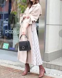 マーキュリーデュオ トレンチコート サイドプリーツドッキング Mサイズ