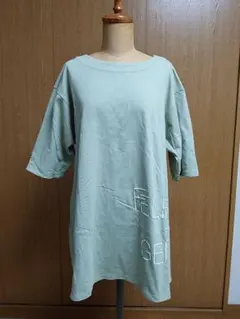 ハートマーケット ロゴ刺繍 Tシャツ カットソー 半袖 Aライン 一部店舗限定品のサムネイル