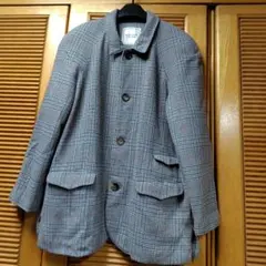 ヴィンテージ　Mademoiselle NON NON 　チェックツィード JK