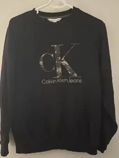 カルバンクライン Calvin Klein スウェット 迷彩柄 M 黒