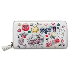 Anya Hindmarch 長財布 ラウンドファスナー タッセル付 落書き風のサムネイル