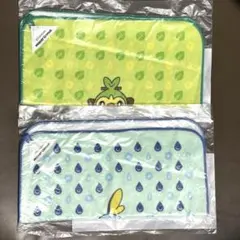 ミスタードーナツ　ポケモン　ループ付きハンドタオル　サルノリ・メッソン