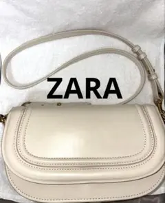 ZARA ザラ ショルダーバッグ 2way オフホワイト