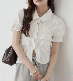 mystic シャーリングシェイプシャツ