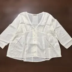 美品　Samansa Mos2 Vネック ブラウス