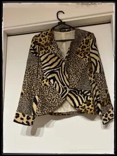 ジャケット　ヒョウ柄