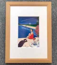 え*う様 【正規品】わたせせいぞう　額装　大判ポスター　A1サイズ □新品未使用□ 額入りポスター① わたせせいぞう SEIZOUWATASE