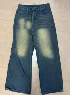 YOLO ウォッシュド加工デニム