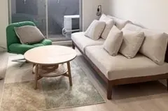 UNICO LOWEY 2.5シーター　期限付き特価 unico LOWEY(ローウィー) カバーリングソファ 2.5シーター