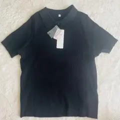 coca ポロニット 半袖 ブラック M