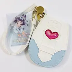 プリキュア　一番くじ　パスケース　D賞 カードコミューン型ホルダー　ホワイト