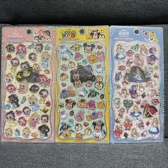 正規品　ディズニー プチドロップステッカー　アリス　ツムツム　プリンセス