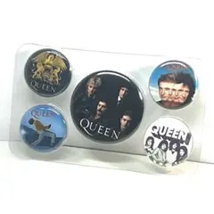 Queen / 缶バッジ / 5個セット / ミュージャン / 伝説　バンドのサムネイル