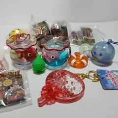 金魚鉢　オイルチャーム　花火　夏祭りセットのサムネイル
