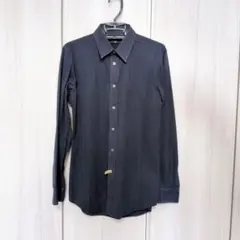 メンズ+J ユニクロ　UNIQLO　ネイビー　紺　 長袖シャツ