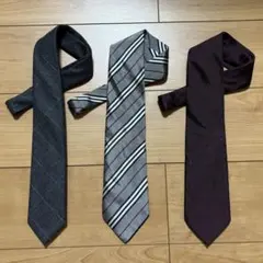 Burberry London、BLACK LABEL ネクタイ3本セット