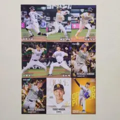 カルビー2026プロ野球チップス第2弾福岡ソフトバンクホークス9枚セット