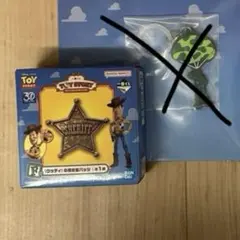 トイストーリー　一番くじ　ウッディバッジ