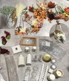 オレンジ系_ウェルカムスペースグッズ_約83点まとめ売り（リングバスケット付き）