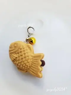 ♡たい焼き 和菓子昭和レトロあんこ アンブレラマーカーめじるし チャーム 鈴付