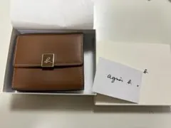 新品未使用　agnes b. アニエスベー　三つ折り財布 ブラウンのサムネイル
