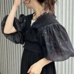 ALESSANDRA RICH シルクキャミソール ドット×レース 42 - メルカリ