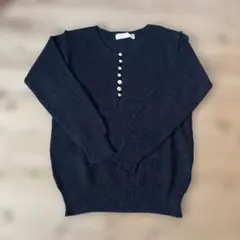 in the park 黒　ニット　セレクトショップ　　Lサイズ