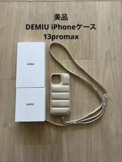 DEMIU BALLON iPhoneケース13Promaxケース＆ショルダー