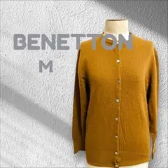 ベネトン BENETTON カーディガン トップス ブラウン 秋冬 ウール Mのサムネイル