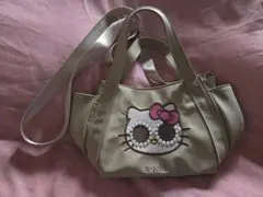 希少アジョリー✖︎ハローキティー（ブラック）パールサングラスカゴ