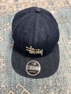 Stussy デニム スナップバックキャップ