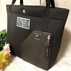 未使用タグ付　A.D.M.J. マジックライトトリコットダブル　トートバッグのサムネイル