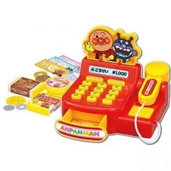 レジ打ちで遊ぼう♪ アンパンマン ミニレジスター （知育玩具）