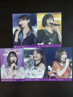 乃木坂46 与田祐希　卒業コンサート　トレーディングカード　5枚