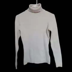 UNIQLO　ユニクロ　セーター　リブニット　Мサイズ　長袖　タートルネック