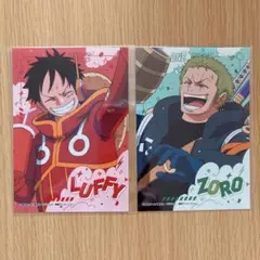 ワンピース 生ブロマイド ルフィ ゾロ