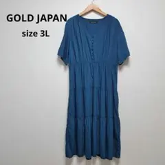 1000円SALE中☆GOLD JAPANゴールドジャパンロングワンピース 3Lのサムネイル